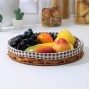 Корзинка для фруктов и хлеба Доляна «Домашний уют», d=30,5 см, цвет шоколадный