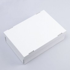 Коробка складная, крышка-дно, белая, 30 х 20 х 9 см