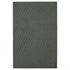 ÖSTERILD ОСТЕРИЛЬД Придверный коврик для дома, темно-серый 40x60 см