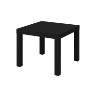 Журнальный/придиванный стол (аналог IKEA), 55х55 см, цвет чёрный