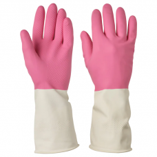 RINNIG РИННИГ Хозяйственные перчатки, розовый S
