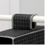 Кофр подвесной Доляна «Кло», 5 отделений, 30×15×70 см, цвет чёрный