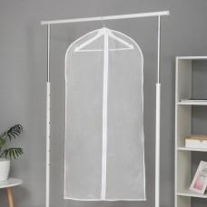 Чехол для одежды, 60×140 см, PEVA, цвет белый