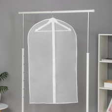 Чехол для одежды, 60×100 см, PEVA, цвет белый