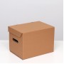 Коробка для хранения "А4", бурая, 32,5 x 23,5 x 23,5 см