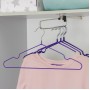 Вешалка-плечики для одежды Доляна, размер 40-44, антискользящее покрытие, цвет сиреневый