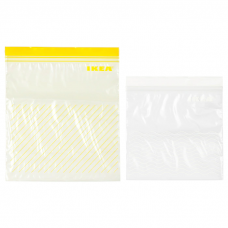 ISTAD ИСТАД Пакет закрывающийся, желтый/белый  (2.5 л / 1.2 л)