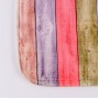 Набор ковриков для ванной и туалета Доляна «Цветные деревяшки», 2 шт: 40×45, 45×75 см