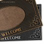 Коврик придверный резиновый Доляна Welcome, 40×70 см