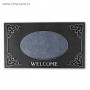 Коврик придверный резиновый Доляна Welcome, 40×70 см