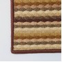 Коврик влаговпитывающий придверный Доляна «Цветная косичка», 38×57 см, цвет коричневый