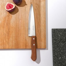 Нож поварской Tramontina Universal, лезвие 17,5 см, сталь AISI 420, деревянная рукоять