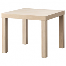 LACK ЛАКК Придиванный столик, под беленый дуб 55x55 см 