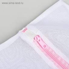 Мешок для стирки белья Доляна, 30×40 см, мелкая сетка, цвет