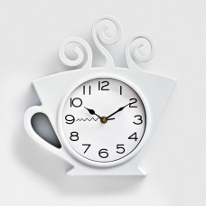 Часы настенные, серия: Кухня, "Чашка кофе", плавный ход, 30 х 28.5 см, циферблат 16 см