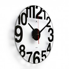 Часы настенные, серия: Интерьер, "Цифры", плавный ход, d=39 см