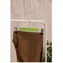 Вешалка деревянная для брюк и юбок с зажимами SAVANNA «Тэри», 28×11,5×2,8 см, цвет зелёный