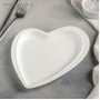 Блюдо Magistro «Сердце», 17,5×20 см, цвет белый