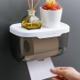 Настенный органайзер для хранение туалетной бумаги с полкой