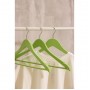 Вешалка деревянная для одежды SAVANNA «Тэри», 44,5×23×1,2 см, цвет зелёный