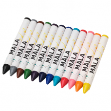 MÅLA МОЛА Восковой карандаш, разные цвета , 12 шт