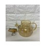 Чайник заварочный с фильтром и крышкой, 1 л, цвет золото
